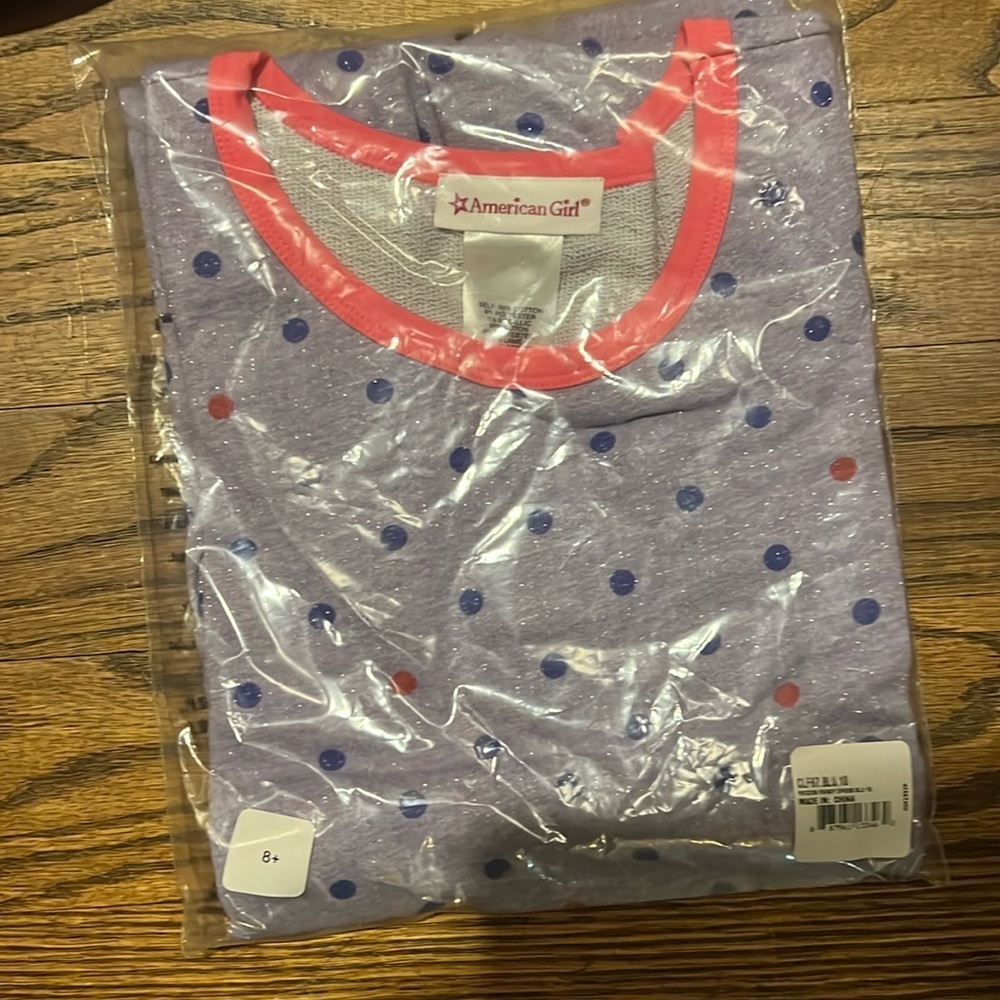 American Girl Recess Ready French Terry Dress Nwt Size 10 — image 2 of 5
